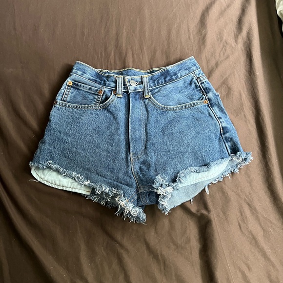 Levi's Pants - Levi Shorts, Size 26, dark blue